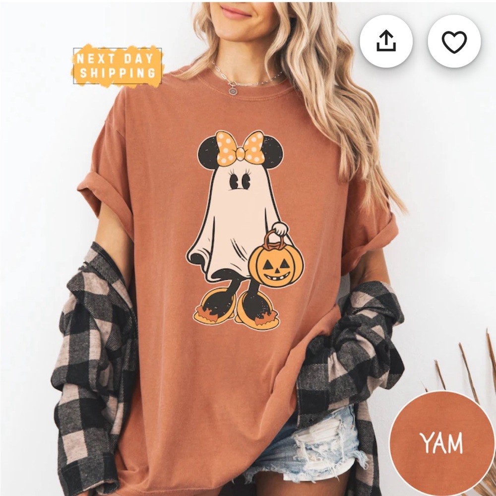 SOLD☀️NWOT Minnie Mouse Ghost Tee